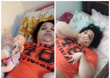 Família faz campanha para trazer à Teresina mulher com paralisia cerebral
